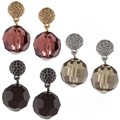 New! Carolee Colour Theory Double Drop Earrings