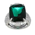 New! ABS by Allen Schwartz Emerald Adjustable Ring
