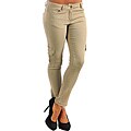 Stanzino Women's Plus Size Olive Skinny Leg Cargo Pants