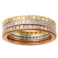 14k Gold 1ct TDW Diamond Stackable Eternity Band Set (H-I, I2-I3)
