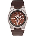Unlisted Men's Brown Leather Strap Watch