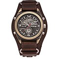 Unlisted Men's Analog and Digital Leather Cuff Watch