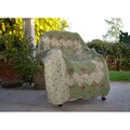 Bliss Sage Quilted Cotton Throw