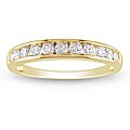 14k Yellow Gold 1/2ct TDW Diamond Semi-eternity Ring (G-H, SI1-SI2)