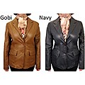 Knoles & Carter Women's Leather Blazer