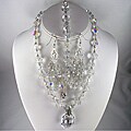 Clear AB Crystal Wedding Jewelry Set