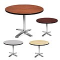 OFM 42-inch Round Table with Chrome Base