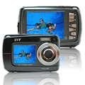 Aqua 5500 Black (with Micro 4GB) 18MP Dual Screen Waterproof Digital Camera