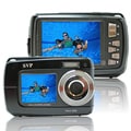 Aqua 5500 Black (with Micro 16GB) 18MP Dual Screen Waterproof Digital Camera