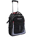 Wenger Swiss Gear Black/Grey 20-inch Rolling Carry-on Backpack