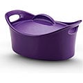 Rachael Ray Stoneware Casseroval Purple Covered Baking Dish
