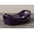 Rachael Ray Stoneware Bubble & Brown Purple 2-piece Baker Set