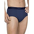 Hanes Classics Men's Blue Full-cut Briefs (Pack of 3)