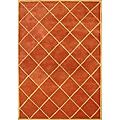 Hand-tufted World Classic Rusty Orange Wool Rug (8' x 10')