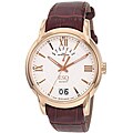 Movado Men's Brown Leather Quest Watch