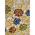 Hand-tufted Honey Gold Wool Rug (8' x 10')
