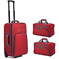 Benzi Red 3-piece Carry-on Luggage Set