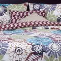 Blooming Bulb Harvest Reversable 6-piece Calfornia King Duvet Set