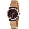 Skagen Women's Twisted Topring Mesh Band Watch