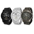 Geneva Platinum Chronograph-style Link Watch
