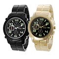 Geneva Platinum Glow in the Dark Link Watch