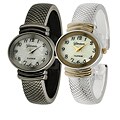 Geneva Platinum Women's Mother of Pearl Cuff Watch