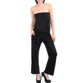 Stanzino Women's Black Belted Jumpsuit