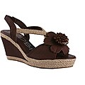 Jacobies by Beston Women's 'Wendy-02' Brown Espadrille Sandals