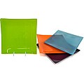 Bright Colors Tempered Glass Dessert/Salad Plate Set