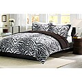 Comfort Classic Zebra King-size Down Alternative Comforter and Sham Set