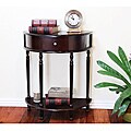 Cherry Finish Sofa Console Table with Drawer