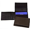 Joseph Abboud Men's 'Pinstripe Embossed' Leather Flip Wallet