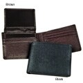Joseph Abboud Men's 'Embossed Caviar Grain' Leather Passcase Wallet
