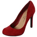 Jessica Simpson Women's 'Calie' Ruby Suede Leather Pumps