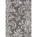 Hand-made Sabrina Grey Wool Rug (6' x 9')