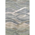 Hand-made Metro Classic Grey Wool Rug (6' x 9')