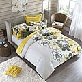 Allison Full/Queen-size 4-piece Yellow Polyester Comforter Set