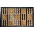 Rubber-Cal 'Summer in Cardiff' Outdoor Coir Rubber Mat