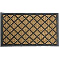 Rubber-Cal 'My English Garden' Rubber Coir Decorative Mat