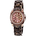 Anne Klein Women's Brown Link Bracelet Watch