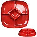Royal Red Collection Chip and Dip Platter