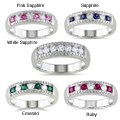 Sterling Silver Multi-gemstone Fashion Ring