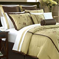 EverRouge Angelica Gold Queen-size 12-piece Room in a Bag with Cotton Sheets