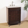 Granite Top 24-inch Single Sink Bathroom Vanity