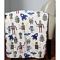 Thro Robot Baby Blanket
