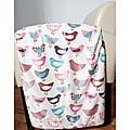 Thro Birds Baby Blanket