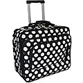 World Traveler White Dot Fashion Print Women's Rolling 17-inch Laptop Case