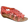 Oceanstar Women's Honey Suckle Ruffle Sandals