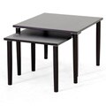 Shaffer Dark Brown Modern Nesting Tables