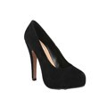 Neway by Beston 'Ada-01' Women's Black Hidden Platform Pumps